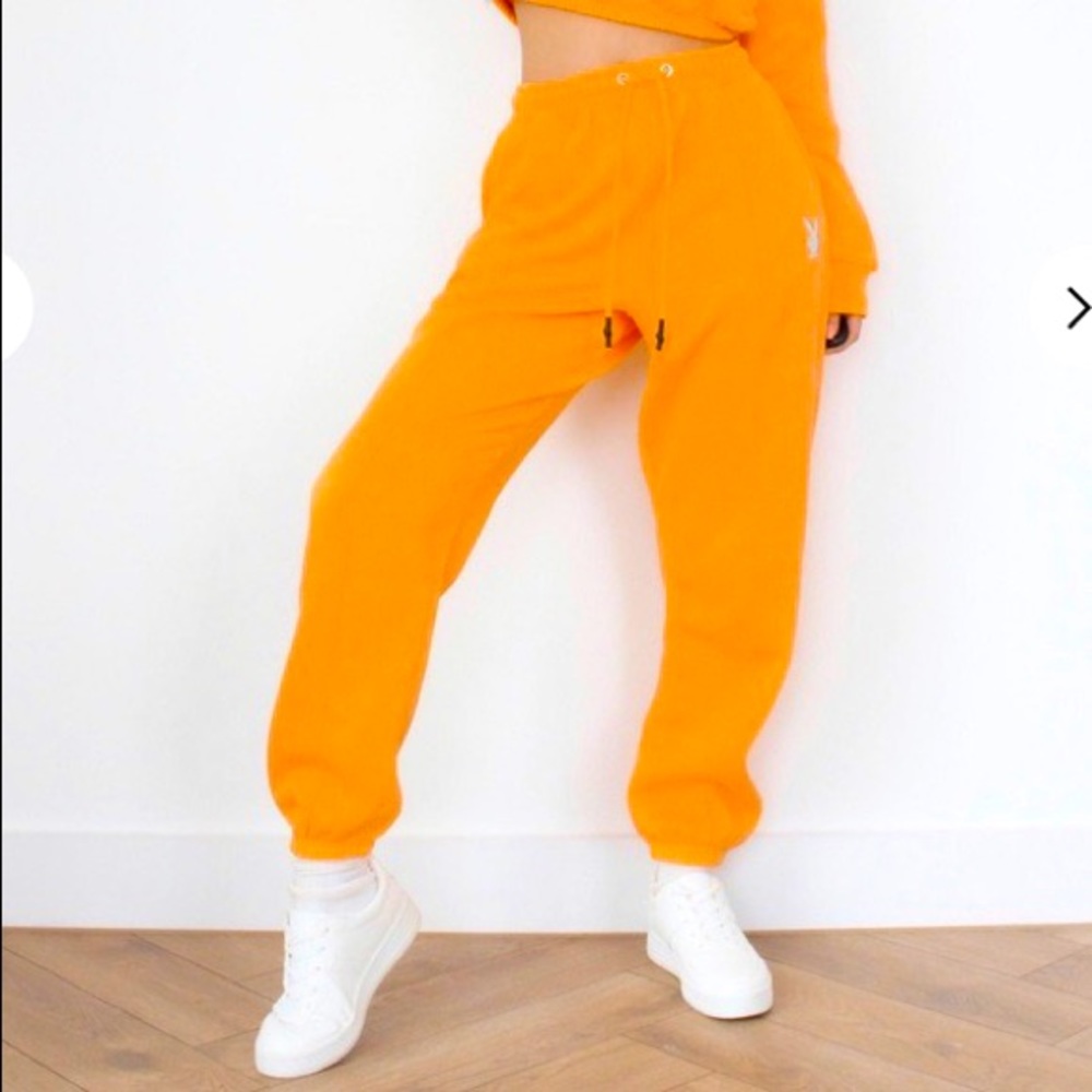 (3 for $30) Missguided Playboy Joggers 🧡